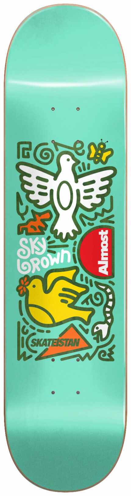 ALMOST - Sky Brown- 7.75 – גיליס סקייט שופ