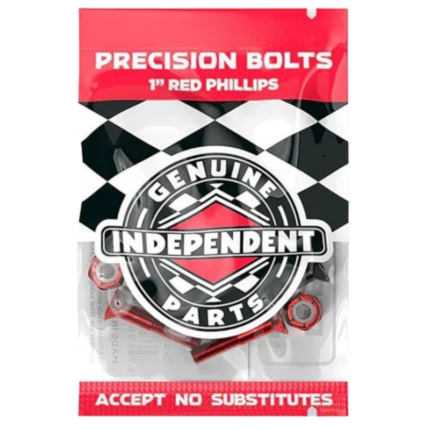 independent 1 inch red phillips
